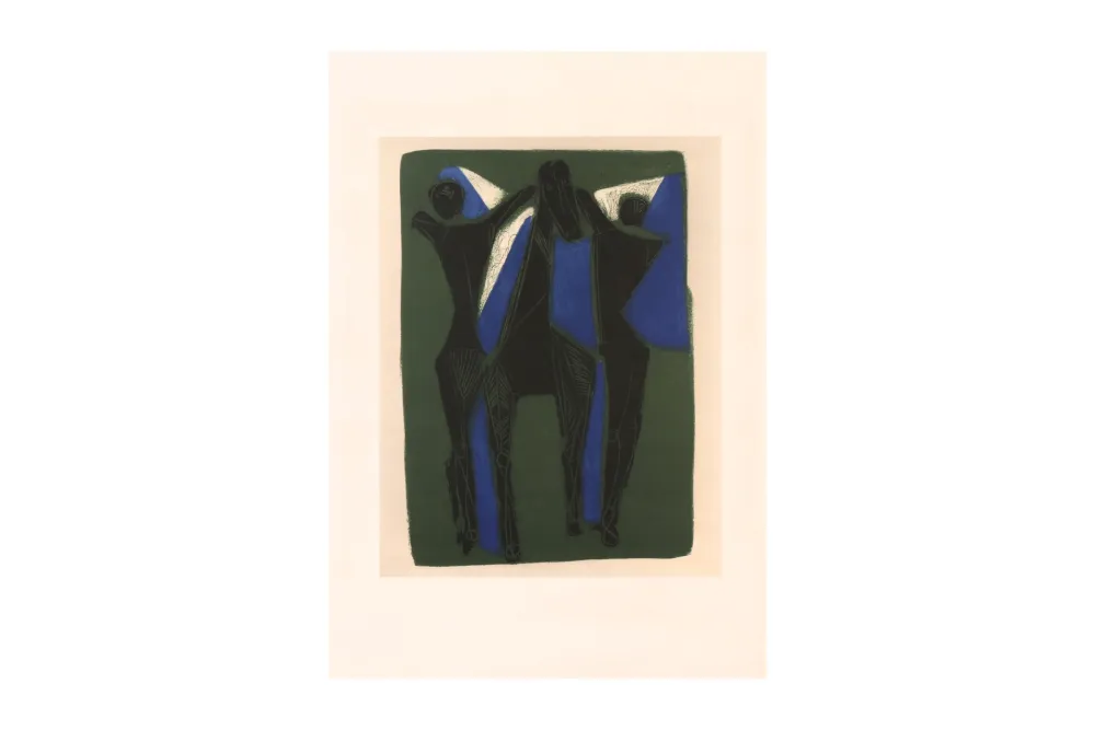 Aguatinta Marini - Marino from Goethe, plate II