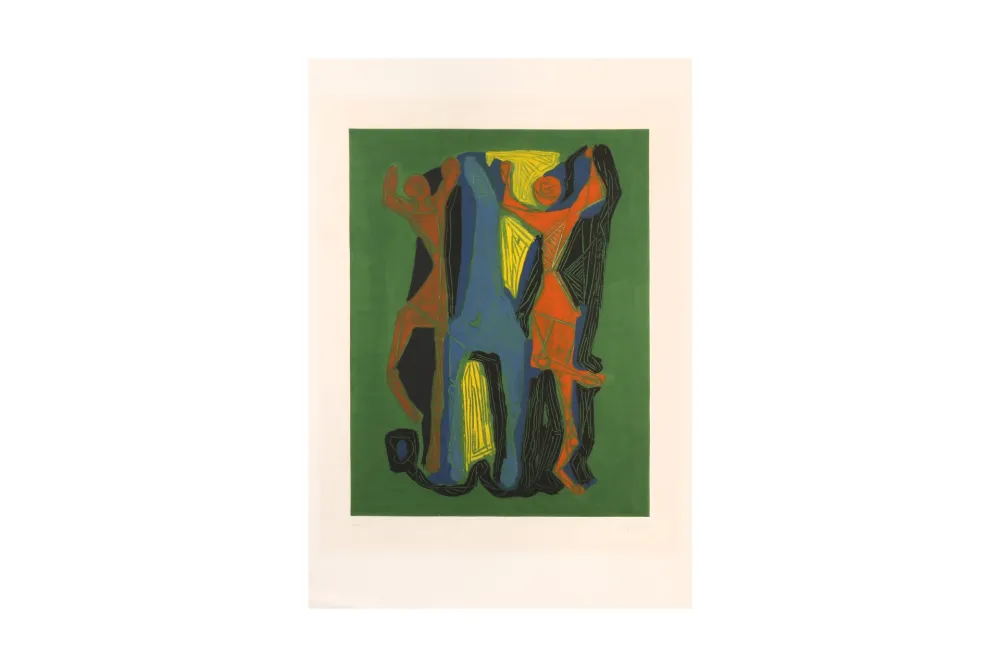 Aguatinta Marini - Marino from Goethe, plate IV