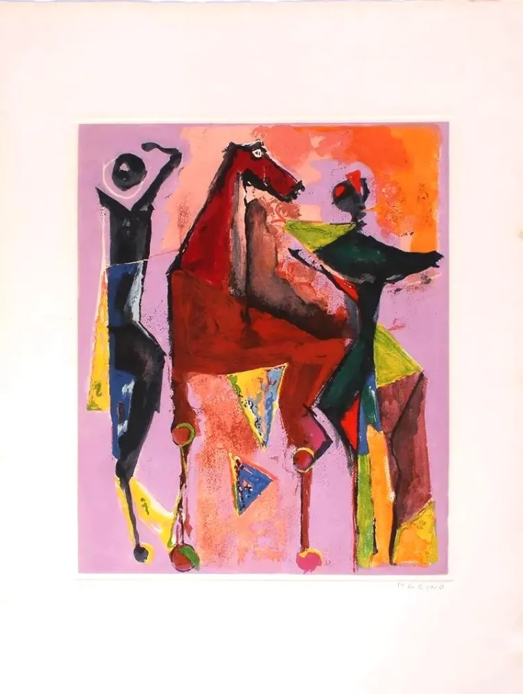 Aguafuerte Y Aguatinta Marini - Marino from Shakespeare I, tavola III