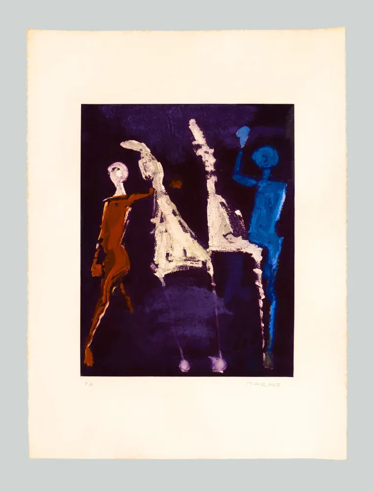 Aguafuerte Y Aguatinta Marini - Marino from Shakespeare (Tav. VIII)