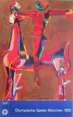 Litografía Marini - Olympia 1972, original colourlithograph