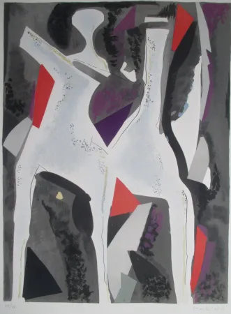 Litografía Marini - Personnages du Sacre Printemps  II