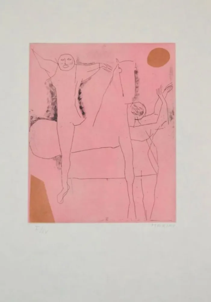 Aguafuerte Y Aguatinta Marini - Portfolio A-138 Giocolieir