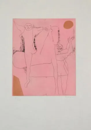 Aguafuerte Y Aguatinta Marini - Portfolio A-138 Giocolieir