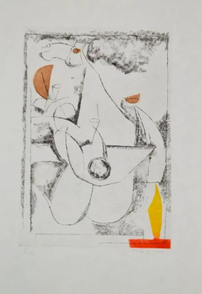 Aguafuerte Y Aguatinta Marini - Portfolio A-55 Miracolo