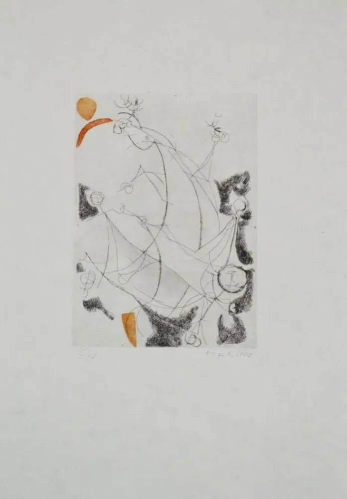 Aguafuerte Y Aguatinta Marini - Portfolio A-55 Miracolo