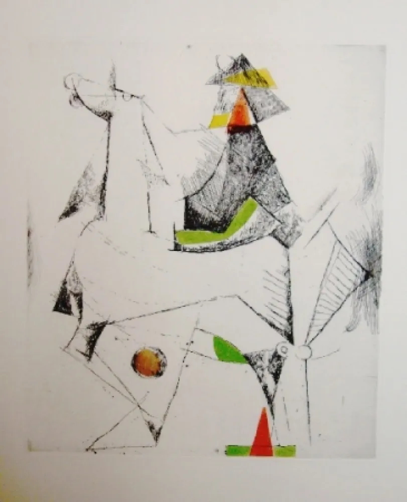 Aguafuerte Y Aguatinta Marini - Tout près de Marino 