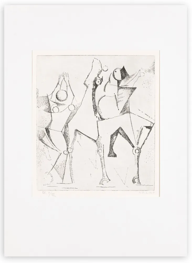 Grabado Marini - Trio felice