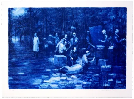 Litografía Martensen - Sans titre