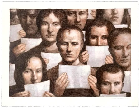 Litografía Martensen - Statement