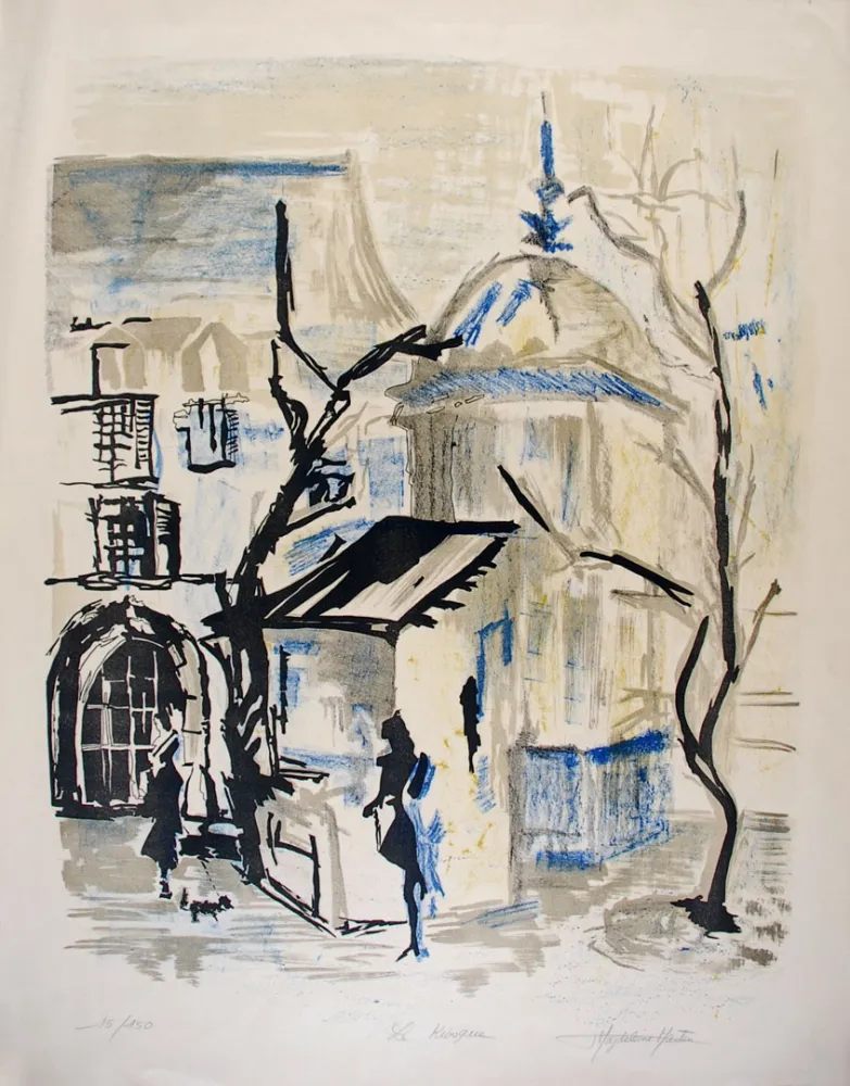 Litografía Martin - Le Kiosque