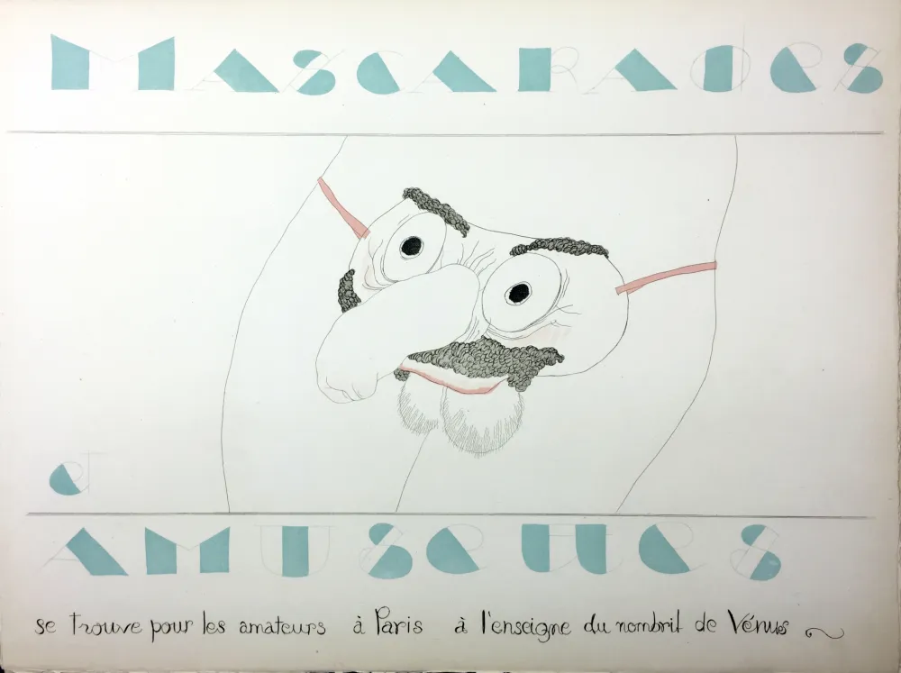 Libro Ilustrado Martin - MASCARADES ET AMUSETTES (ex. avec double état des illustrations). ‎ 1933.