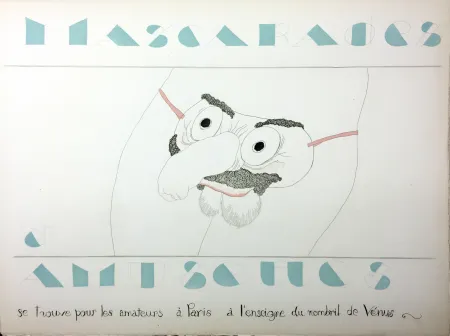 Libro Ilustrado Martin - MASCARADES ET AMUSETTES (ex. avec double état des illustrations). ‎ 1933.