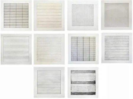 Litografía Martin - Untitled (from Paintings and Drawings: 1974-1990)