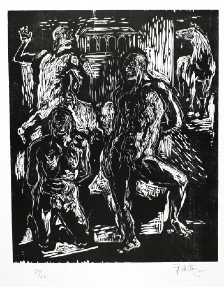 Grabado En Madera Martinz - Ilyade