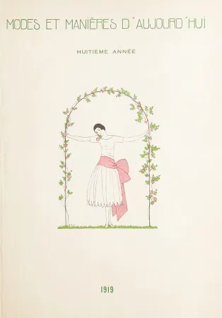 Libro Ilustrado Marty - MODES ET MANIÈRES D'AUJOURD' HUI. Huitième Année. 1919