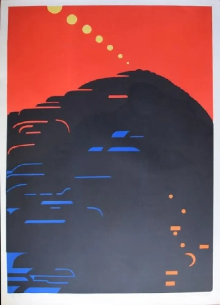 Litografía Maselli - Senza titolo