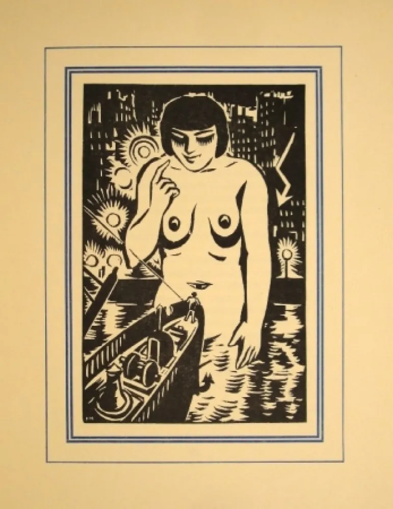 Grabado En Madera Masereel - HUMBOURG, Pierre. Le Boy de sa Majesté