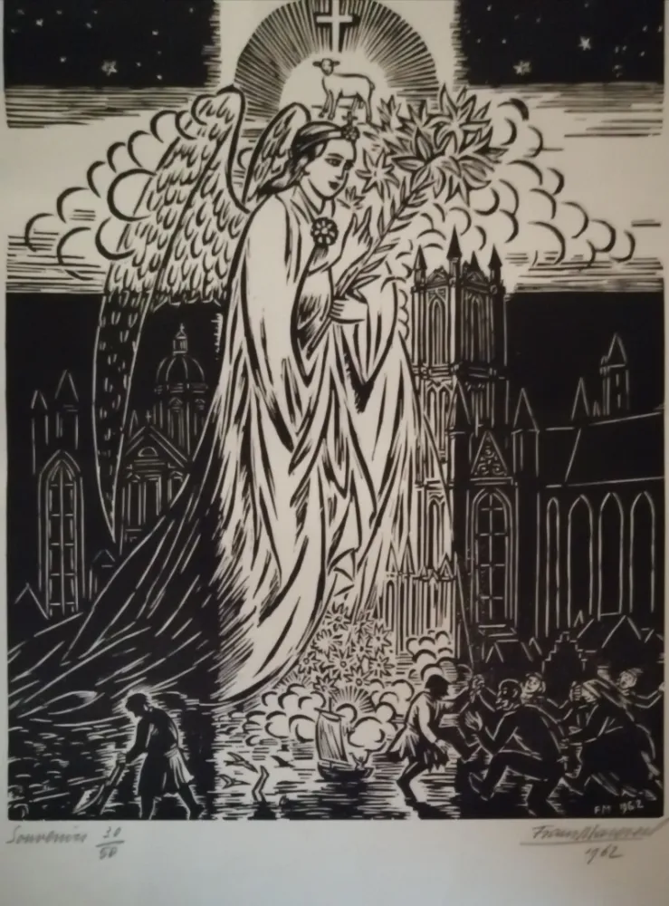 Grabado En Madera Masereel - Souvenirs