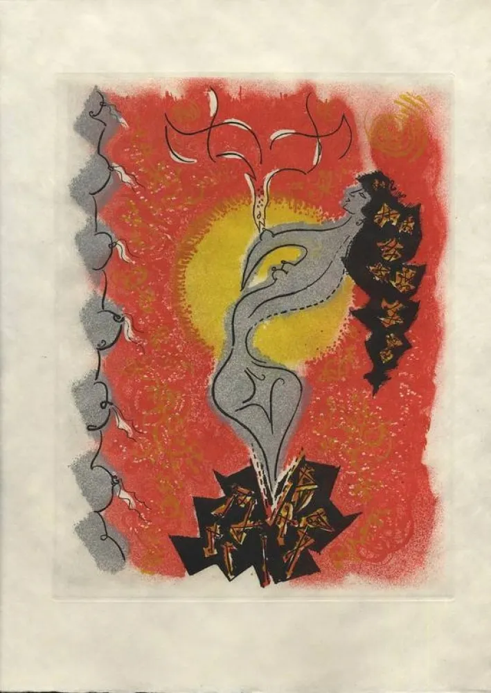 Libro Ilustrado Masson - A. Maurois. LES ÉROPHAGES. 16 aquatintes originales