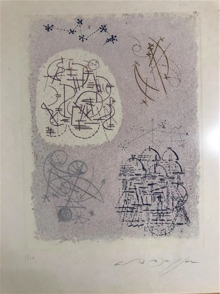 Múltiple Masson - Abstract composition II, ca.