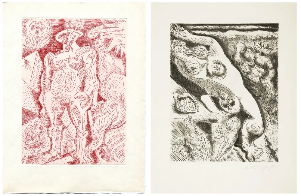 Libro Ilustrado Masson - Alain Jouffroy : LE SEPTIÈME CHANT (1974)