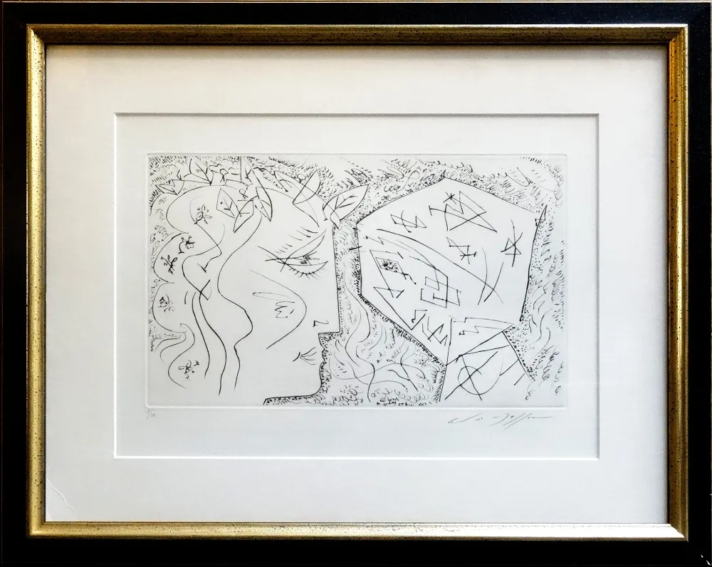 Aguafuerte Masson - Apollon et Dionysos