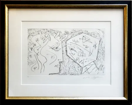 Aguafuerte Masson - Apollon et Dionysos