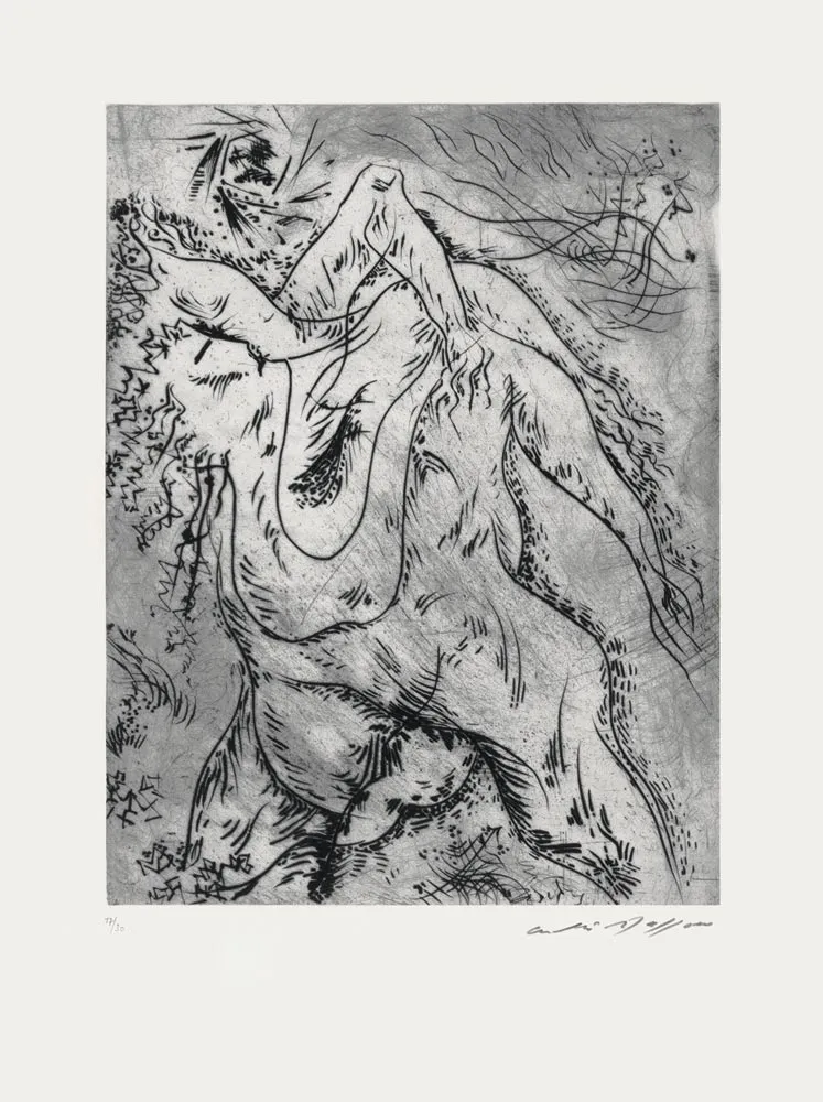 Aguafuerte Masson - Arbres enlacés