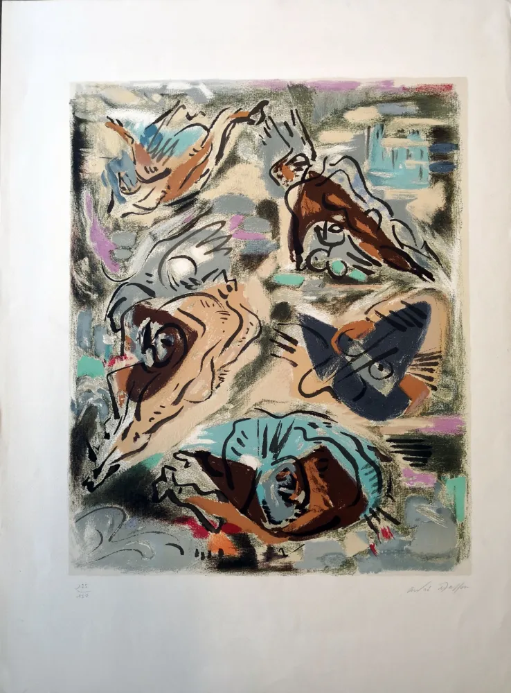 Litografía Masson - Composition 1