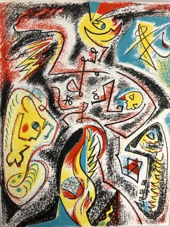 Litografía Masson - Composition