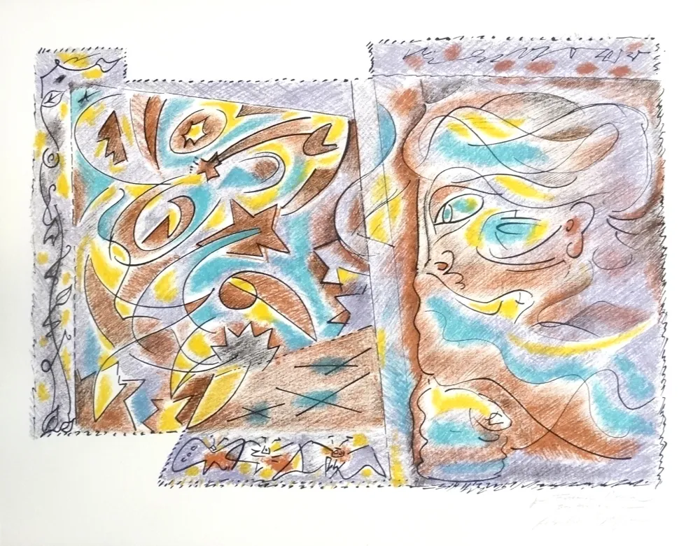 Litografía Masson - Composition