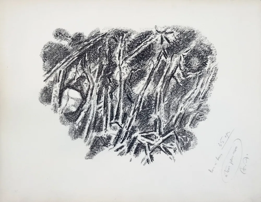 Litografía Masson - Composition