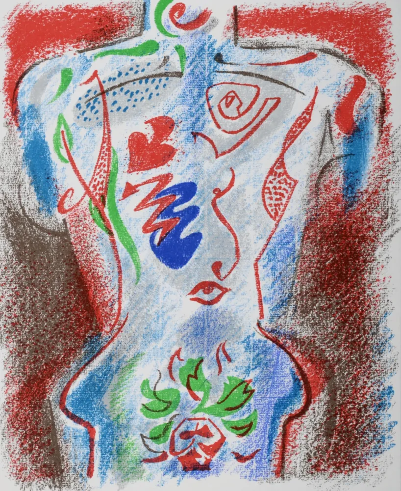 Litografía Masson - Composition, 1972