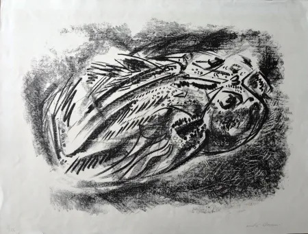 Litografía Masson - Composition 3