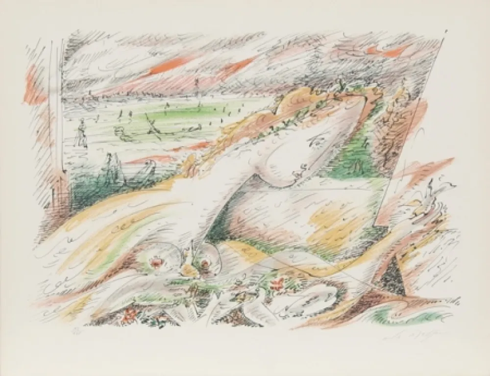 Litografía Masson - Dalia from Je Reve Portfolio