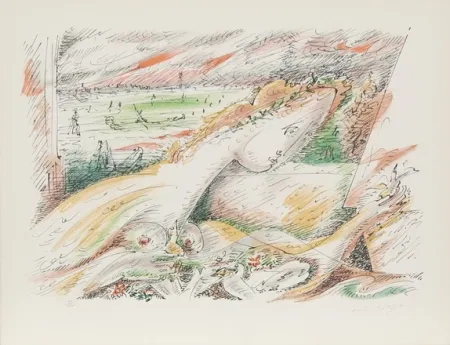 Litografía Masson - Dalia from Je Reve Portfolio