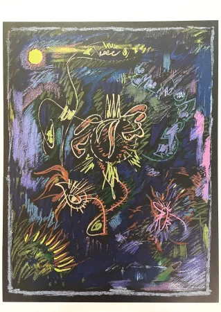 Litografía Masson - Danse des tournesols