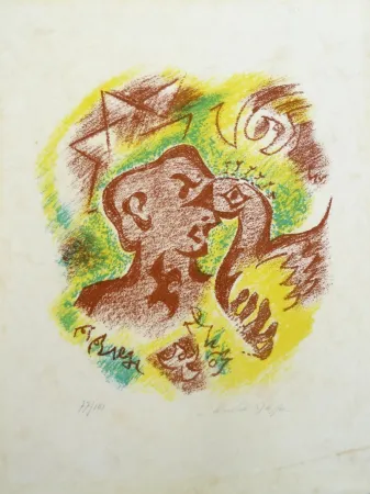 Litografía Masson - Figure