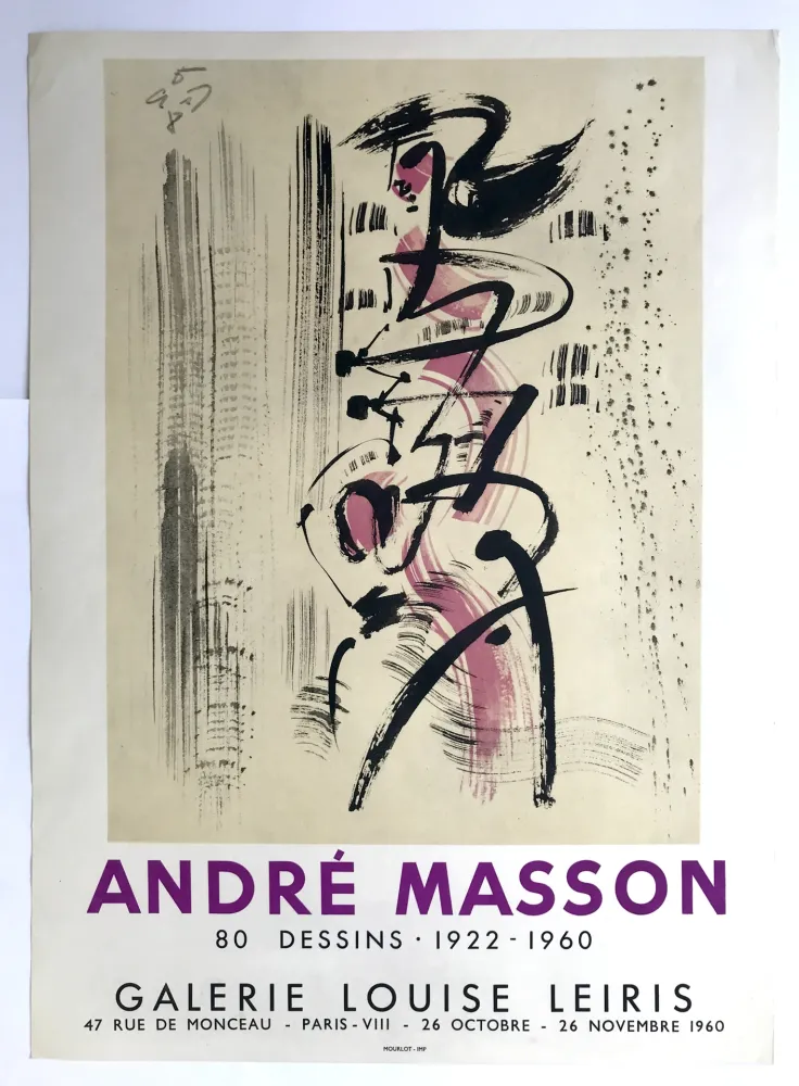 Cartel Masson - Galerie Louise Leiris