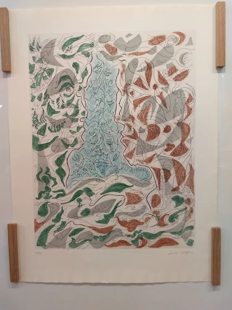 Litografía Masson - Hommage a Picasso