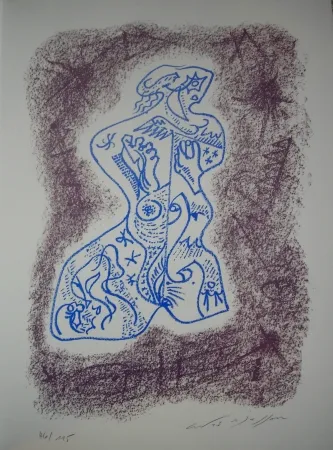 Litografía Masson - Jean Cassou: vingt-deux poèms