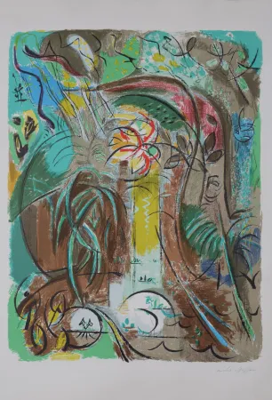 Litografía Masson - Jungle, c. 1980 - Hand-signed!