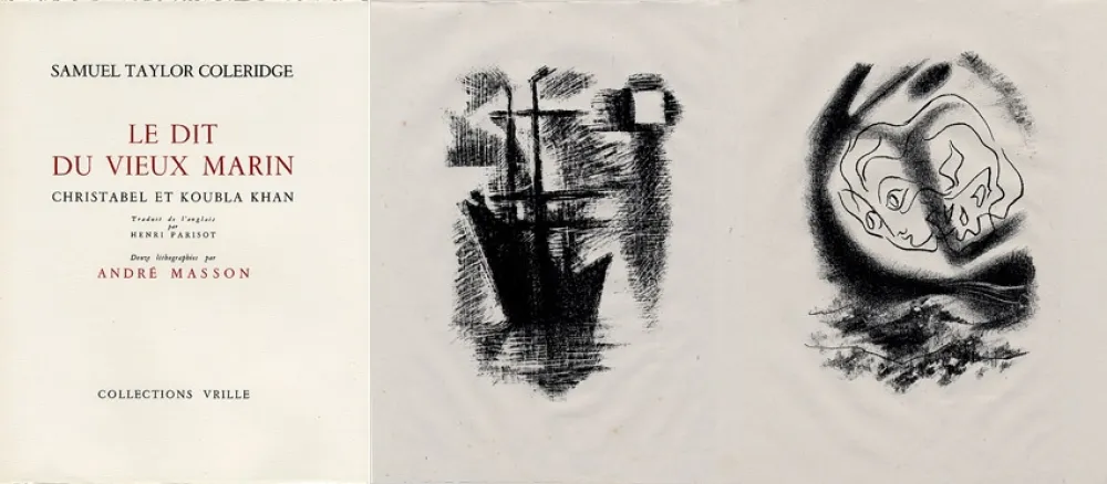 Libro Ilustrado Masson - LA CHANSON DU VIEUX MARIN.24 lithographies originales.