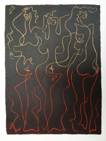 Litografía Masson - La danse