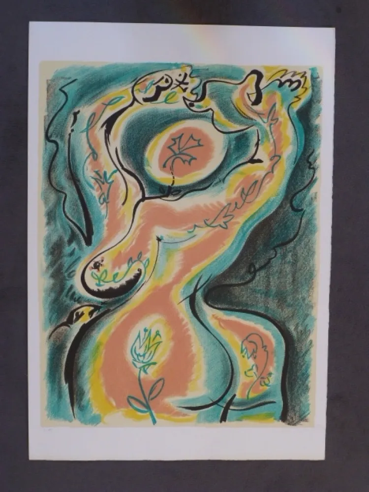 Litografía Masson - La danse 