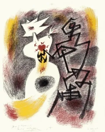 Litografía Masson - Le Coeur volé