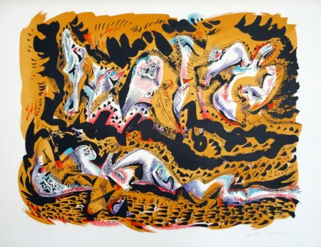 Litografía Masson - Le sommeil