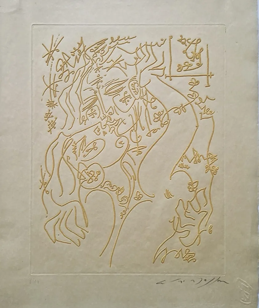 Aguafuerte Masson - Les Erophages