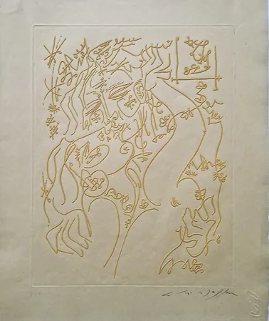 Aguafuerte Masson - Les Erophages